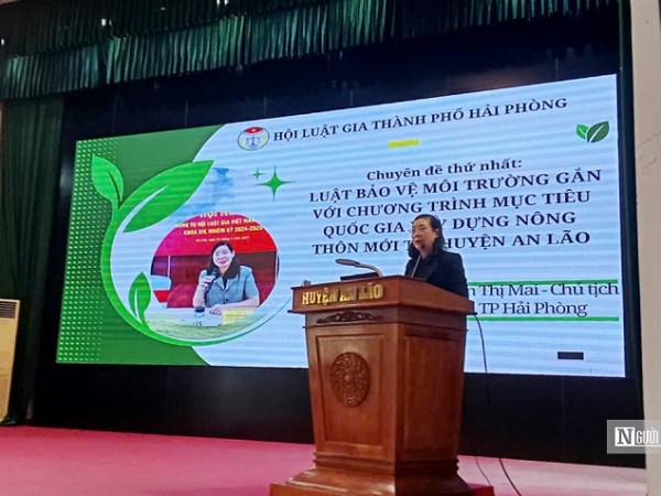 Hội Luật gia Tp.Hải Phòng tập huấn, tuyên truyền phổ biến pháp luật về môi&nbsp;trường
